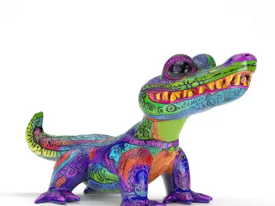Alebrije Caiman  3D model