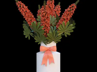 Smycka Artificial Flower 3D model