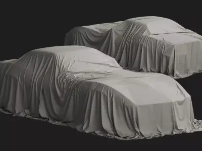 Retro Car Cover 10 3D model