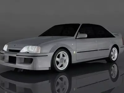 1990 Lotus Carlton Low-poly 3D model