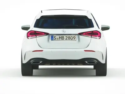 Mercedes-Benz A-class 2020 Low-poly 3D model