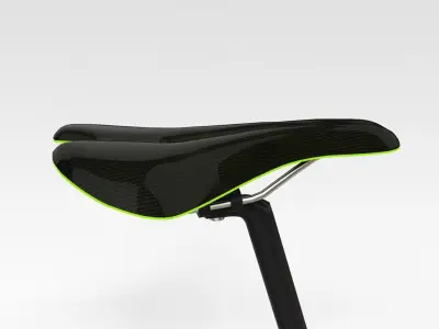 Racing Bicycle - fluorescent 3D model