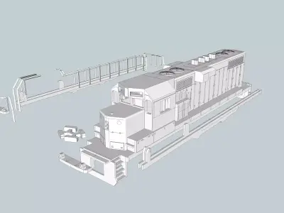 GP11 EMD Locomotive HO and N Scales 3D print model