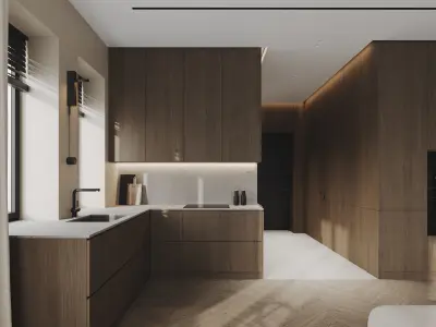 Interior Scene 2 - 3d Model - Lighting 3D model 3D model