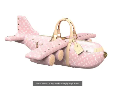 Louis Vuitton LV Airplane Bag by Virgil Abloh 3D Model Pack