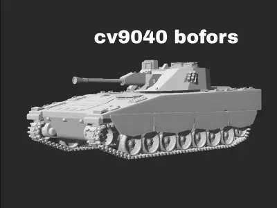 Cv9040 bofors 3D print model