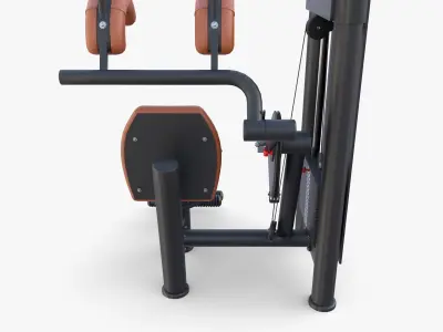 Upper ab machine 3D model