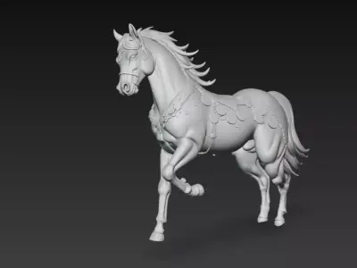 Christmas Creations - Horse 3D print model