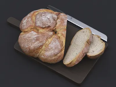 Bread Board II 3D model