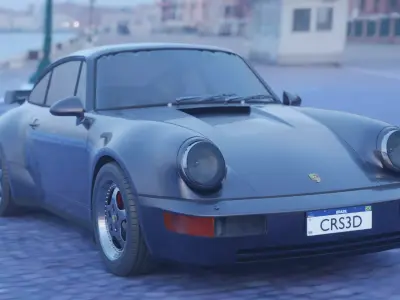 Porsche 911 turbo 3D model