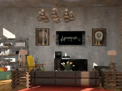 Loft interior  3D model