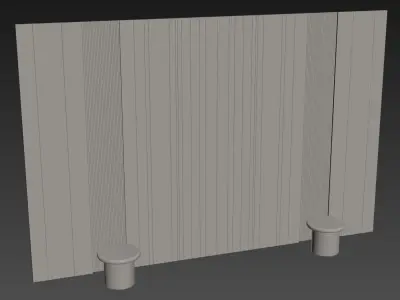 Decorative V51 Wall Panels 3D model