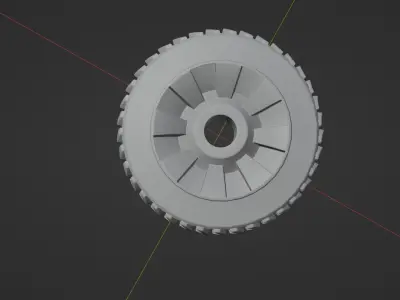 wheel 3D print model