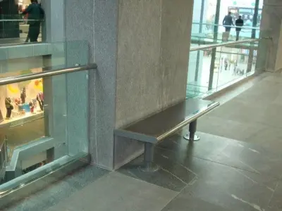 Bench for streets or shopping centers Free 3D model