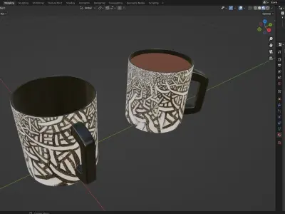 CUP 01 3D model