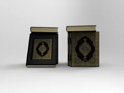 Quran 3d model 3D model