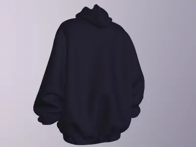 YZY x BALENCIAGA x GAP 2022 HOODIE PBR Low-poly 3D model