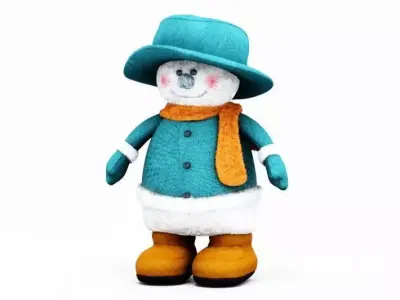 Christmas Toy   Snowman 3D model