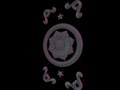 Furniture Appliques 2 3D model