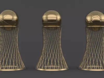 Trophy Cups 3D model