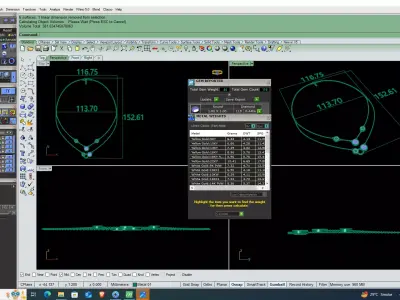 Luxury Multi Circle Layered Necklace Jewellery CAD 3DM STL 3D print model