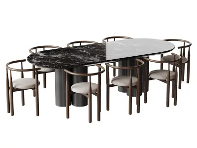 Dining table TOWNSVILLE 2 3D model