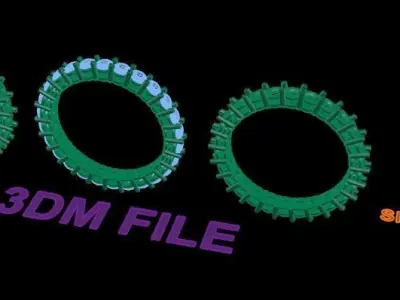 Dainty Infinity Diamond band 2mm Size4 3D print model