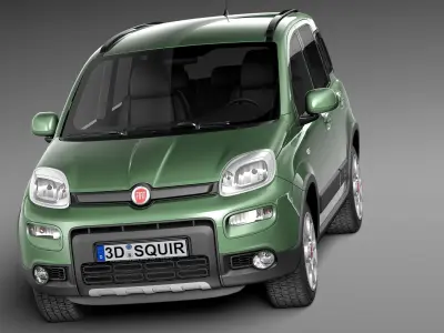Fiat Panda 4x4 2013 3D model