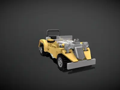 Lego Shanghai Chase Car Gen 2 3D model