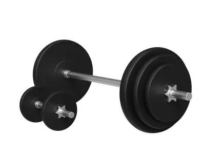 Gym Dumbbell 3D model