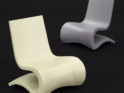 BT design Flow Lounge Chair  3D model