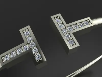 Tiffany and Co bracelet 3d printing model 3D print model