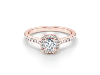 Diamond Jewelry Ring 3D print model