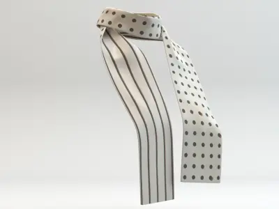 Bandeau Female Low-poly 3D model