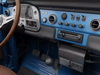 Toyota FJ40 Land Cruiser - Complete Model 3D model