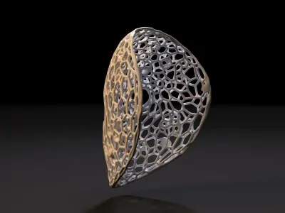 Hockey mask 3D print model