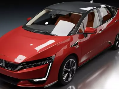 Honda Clarity  Low-poly 3D model