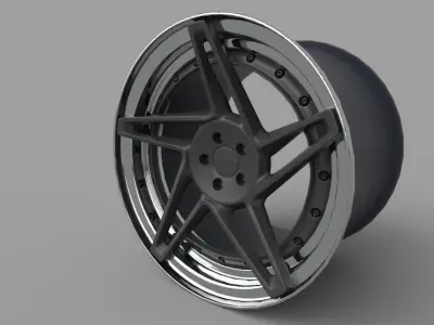 Rotiform CHD-T Wheels Game Ready Print Ready 3D print model