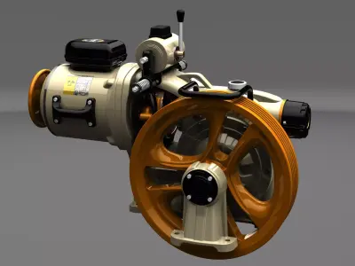 Elevator Motor 3D model