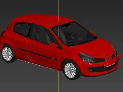 renault clio 3D model