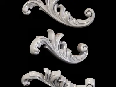 Classic carved 113 3D model