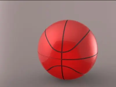 Basketball easter egg Free 3D model