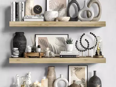 decorative set 10 3D model 4