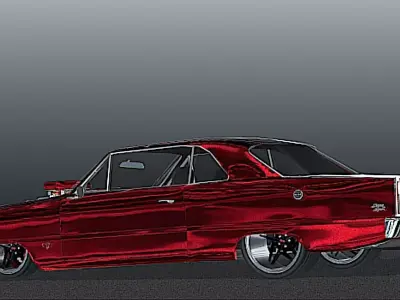 66 Nova Pro Street - High Poly 3D model
