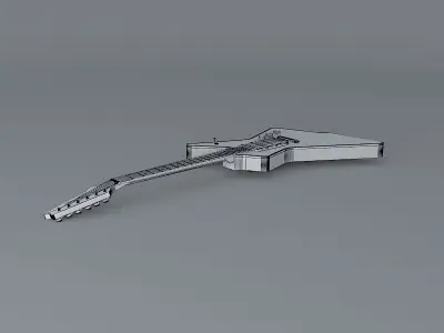 Ibanez Destroyer II guitar Free 3D model
