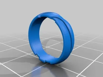 multi GD Ring Edge 3D print model