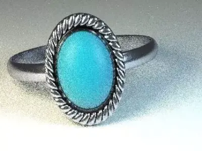 3D Ring  Low-poly 3D model