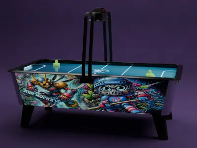 Urban Air-Hockey Table 3D model
