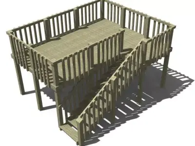 Raised Deck Free 3D model