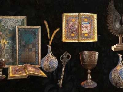 Decorative collection vol1 3D model